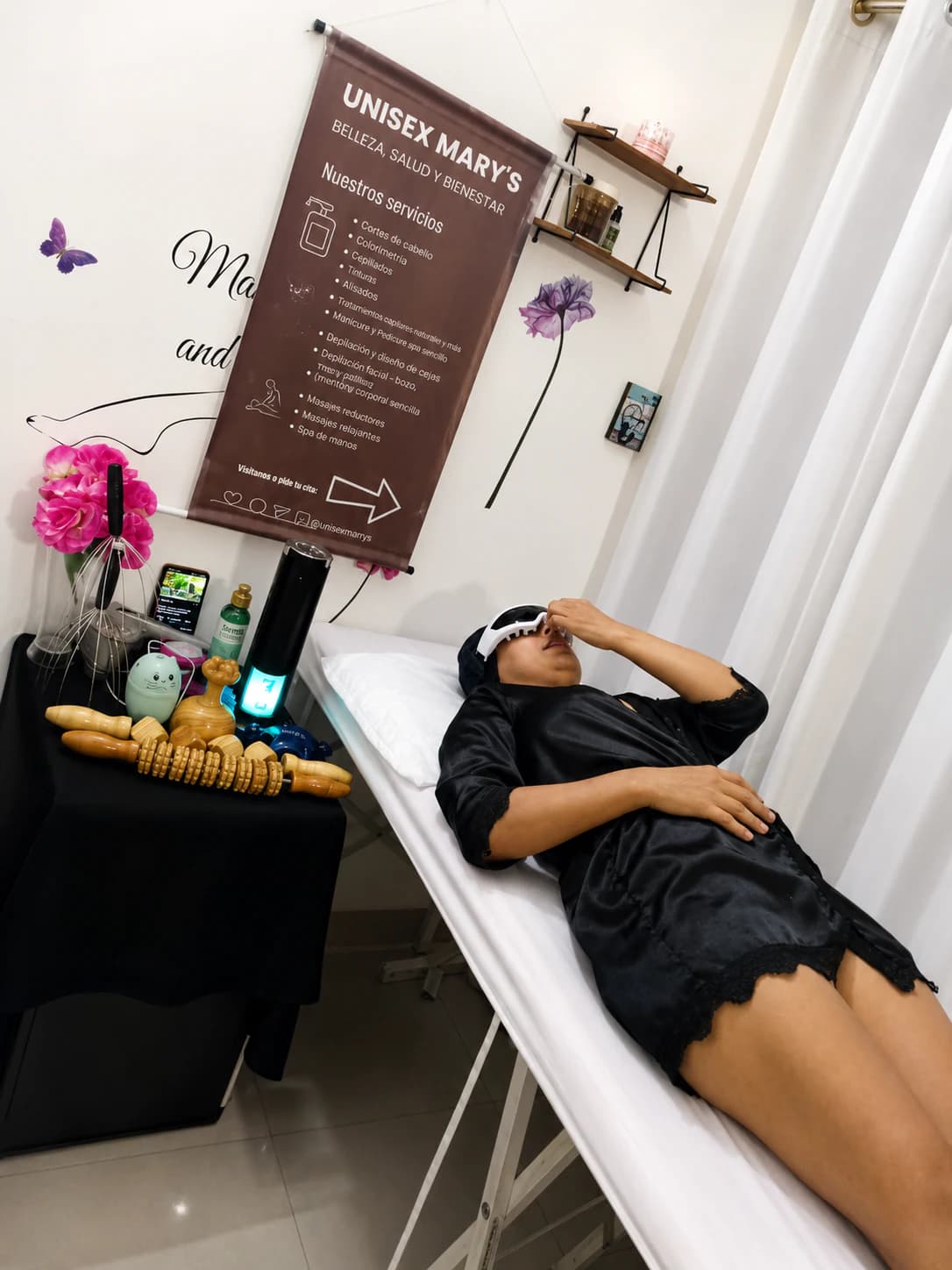 Servicio de spa y bienestar en Unisex Mary's
